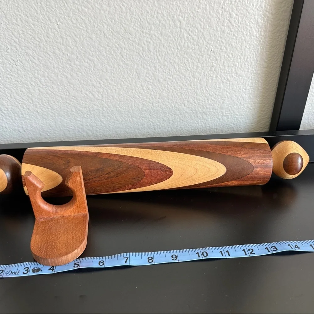 Wooden Rolling Pin with Stand - Picture 6 of 6